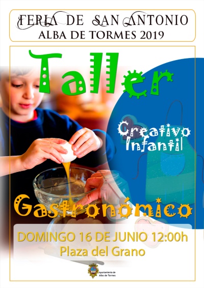 Taller Gastronomía Infantil Feria de San Antonio Alba de Tormes (Salamanca)