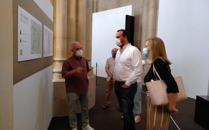 Visita David Mingo a Alba de Tormes Exposición Luciano Hernández Ramos