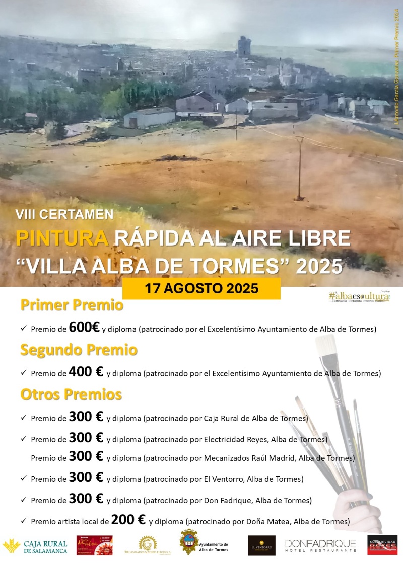 Certamen pintura Alba de Tormes 2025