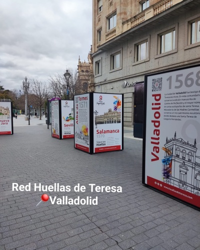 Exposición itinerante Red Huellas de Teresa en Valladolid