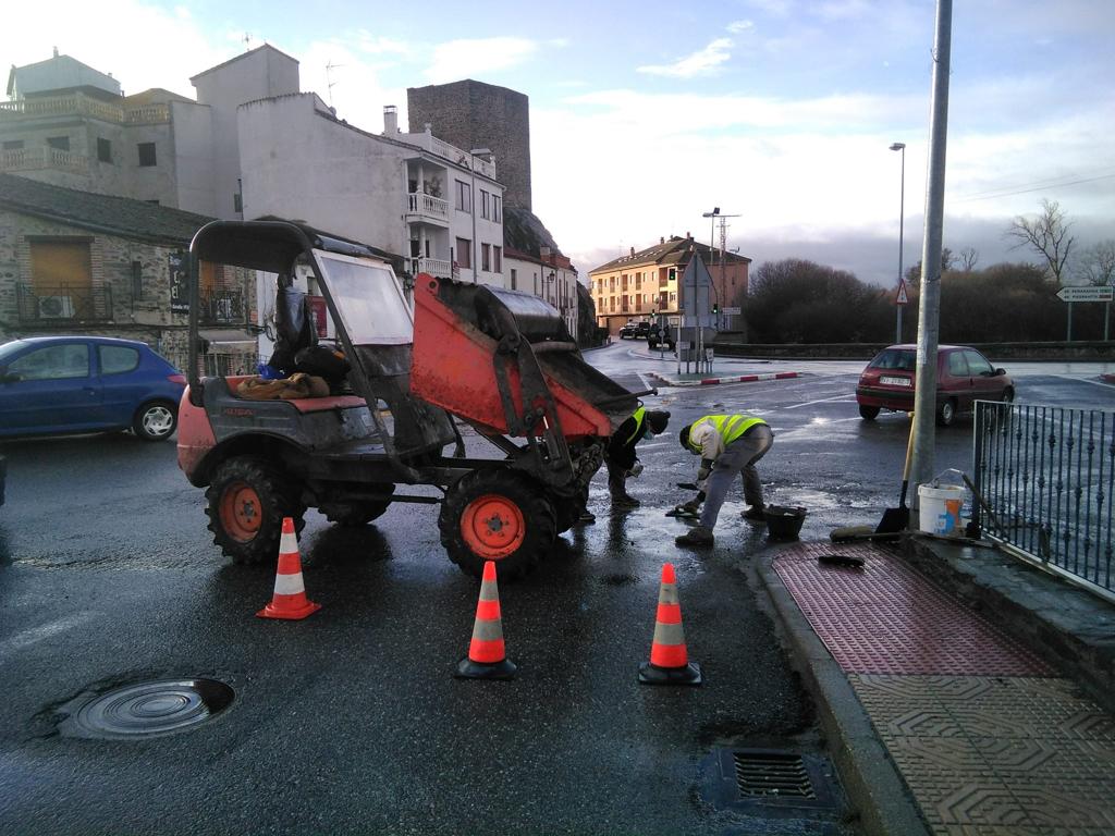 Obras mejora tras el temporal Filomena