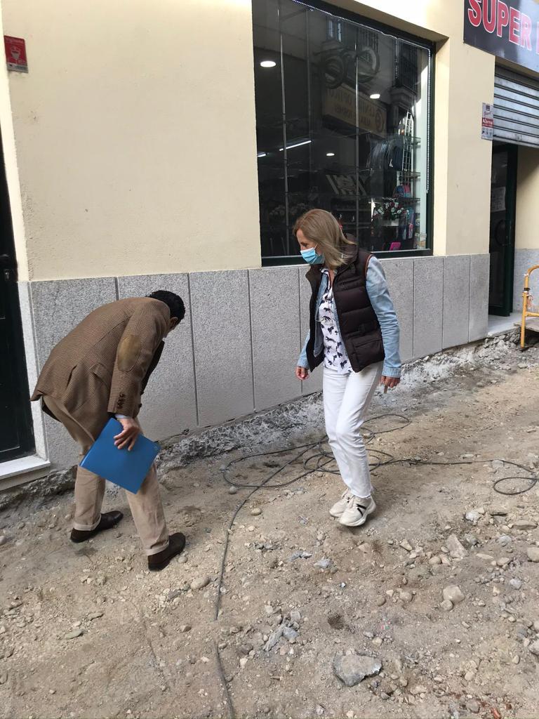 Obras Calle Sánchez Llevot. Octubre 2020